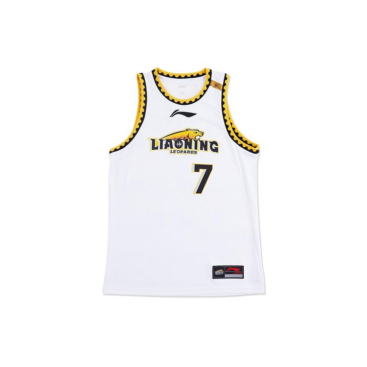 Li-Ning x CBA Liaoning Flying Leopards Jersey White Black Men s AAYR647-1 L