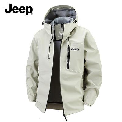 Men's Outdoor Softshell Hooded Jacket