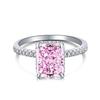 "Europese & Amerikaanse Luxe IJsbloem Slijpvorm High-End Design Ring voor Dames - Super Flits R7233"