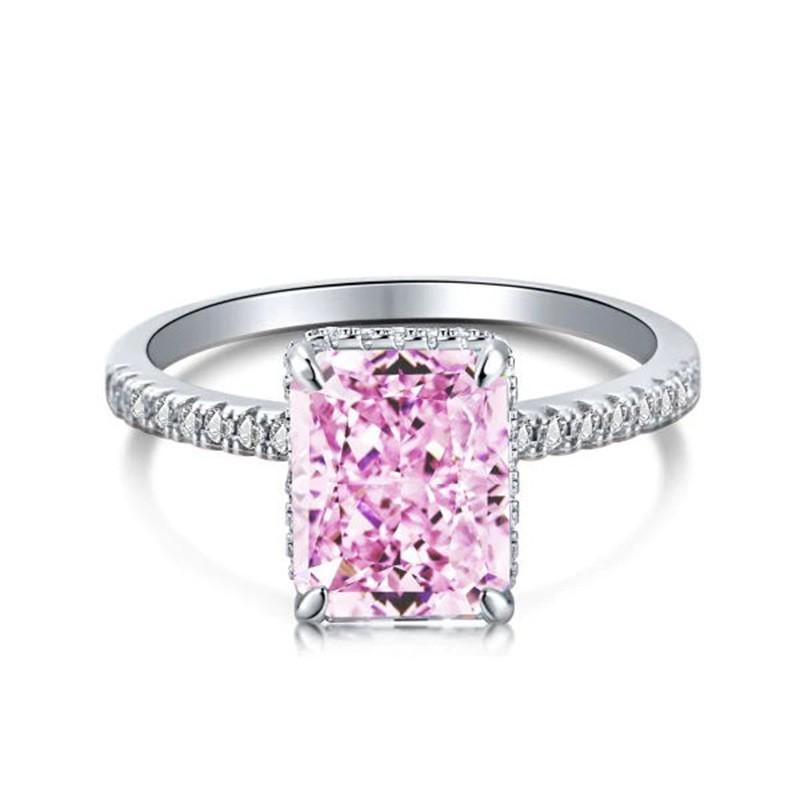 "Europese & Amerikaanse Luxe IJsbloem Slijpvorm High-End Design Ring voor Dames - Super Flits R7233"