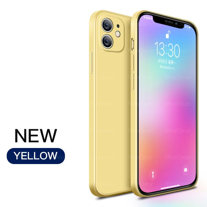 New   Square Liquid Silicone Soft Case For iPhone 11 Pro X XR XS Max 7 8 6 6s Plus SE 2  12 Mini Phone Cover