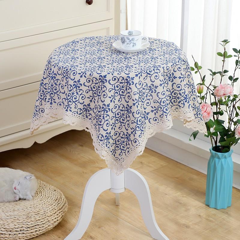 Round Tablecloth Simple Style Household Circular Table Cover Indoor Holiday Home Christmas Party Picnic Dining Room