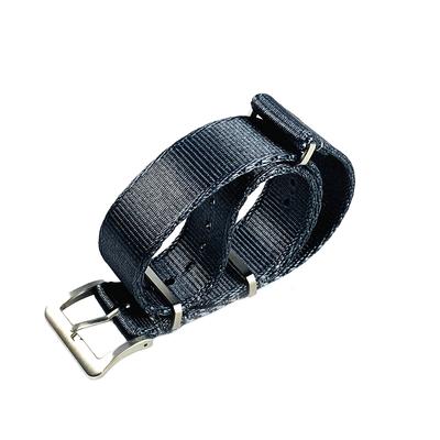 Hodinky Prémiový G10 NATO typ hedvábný dotek nylon šedý DELUXE NYLON NATO TYPE ŘEMÍNEK K HODINKÁM Šedý [Naval Co.] řemínek, (20 mm)