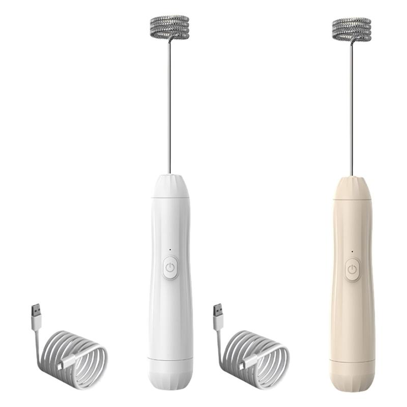 Electric Handheld Blenders Eggs Beater Rechargeable Milk Frothers Portable Eggs Whisk Drink Making Tool Enduring