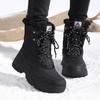 Winter Snow Boots Women High Top Outdoor Warm Thick-soled Plush Hiking Shoes Women Anti-slip, Durable Casual Ankle Boots Women