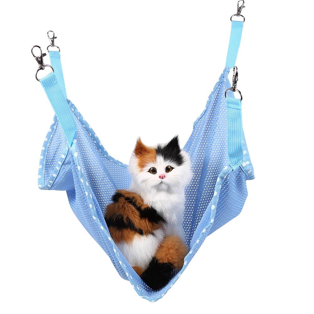 Niedliche Kleine Haustier Katze Hängematte Weicher Badestuhl Hängend Kätzchen Welpe Frettchen Tier Ruhe Blau L