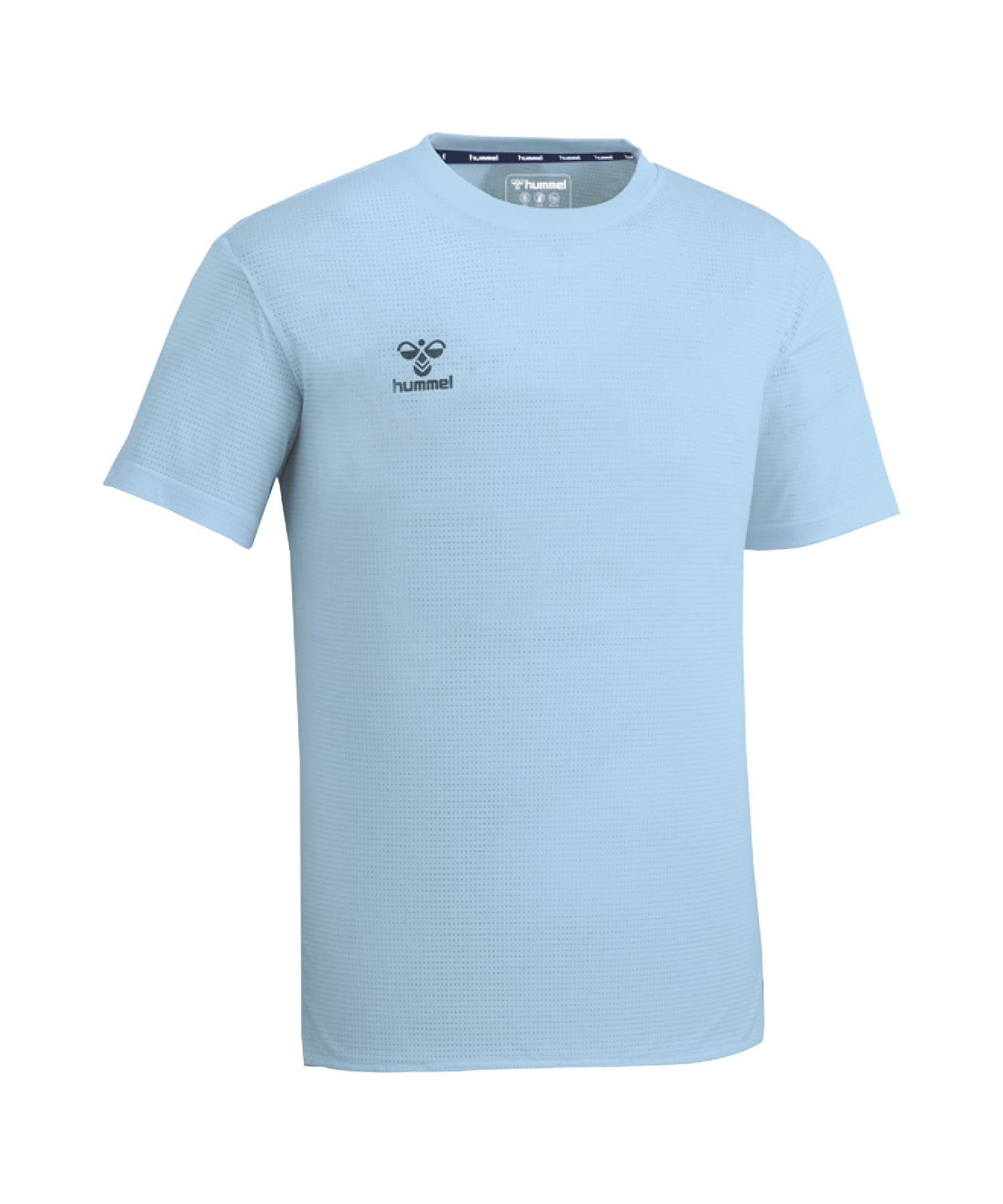 Hummel Functional Short Sleeve T-Shirt - Light Blue (Hm-757) S