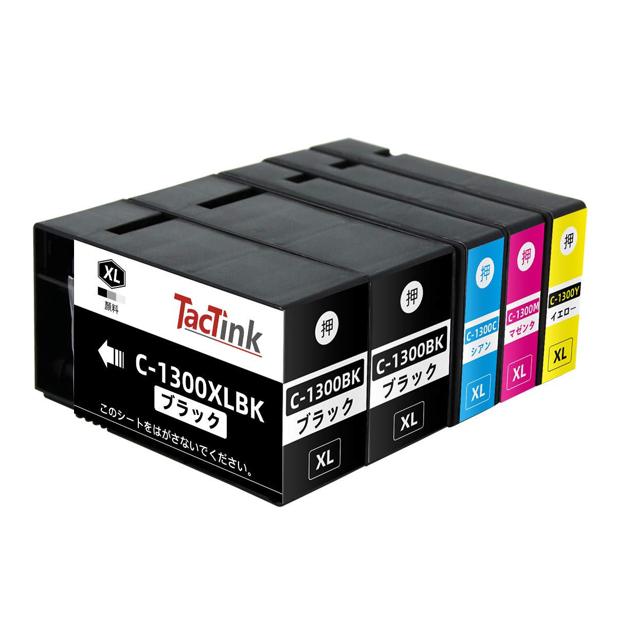 

TacTink Canon 1300xl Compatible Ink Cartridges for Canon Full Color High Level Compatible with Canon MAXIFY MB2030 PGI-1300 MB2130, MB2730, Pigment,