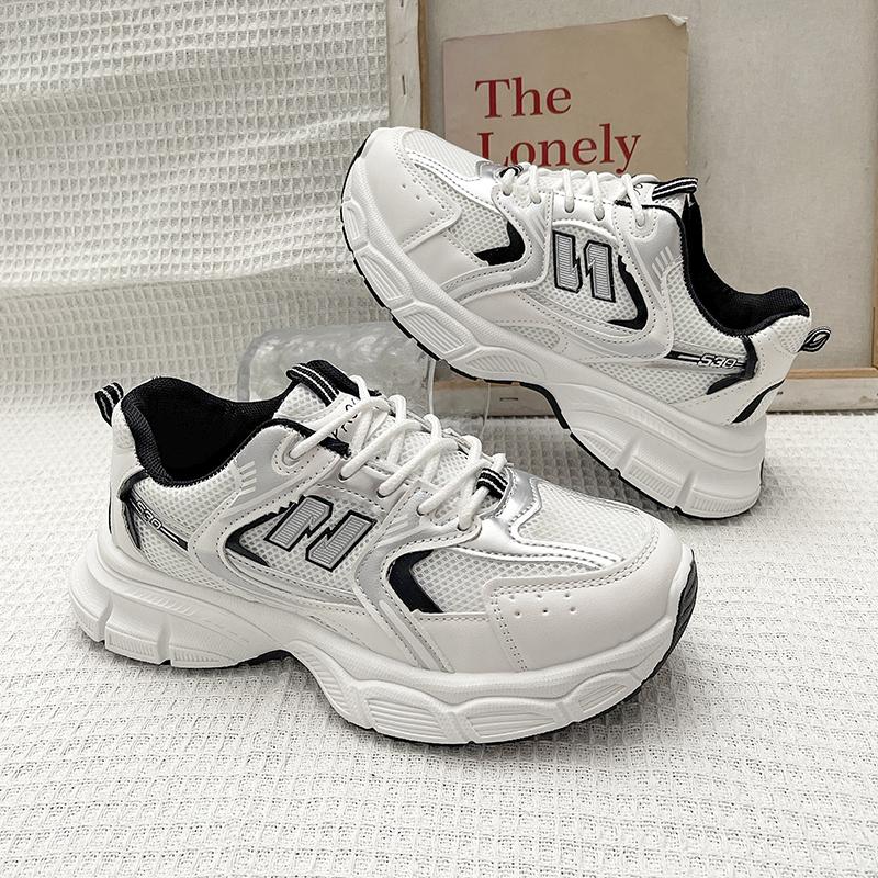 New Spring Autumn Women'S Jogging Sneakers Fashion Casual White Breathable Tennis Low Top Vulcanized Shoes Outdoor Trainers