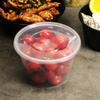 Disposable Round Plastic Food Containers with Lids