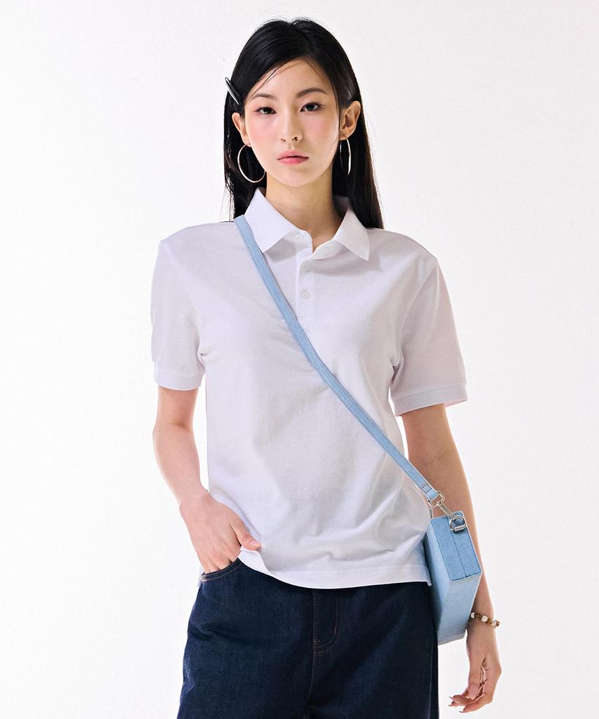 CHASECULT Unisex Essential Cool Pique Collared T-Shirt-Dbzu5701D01