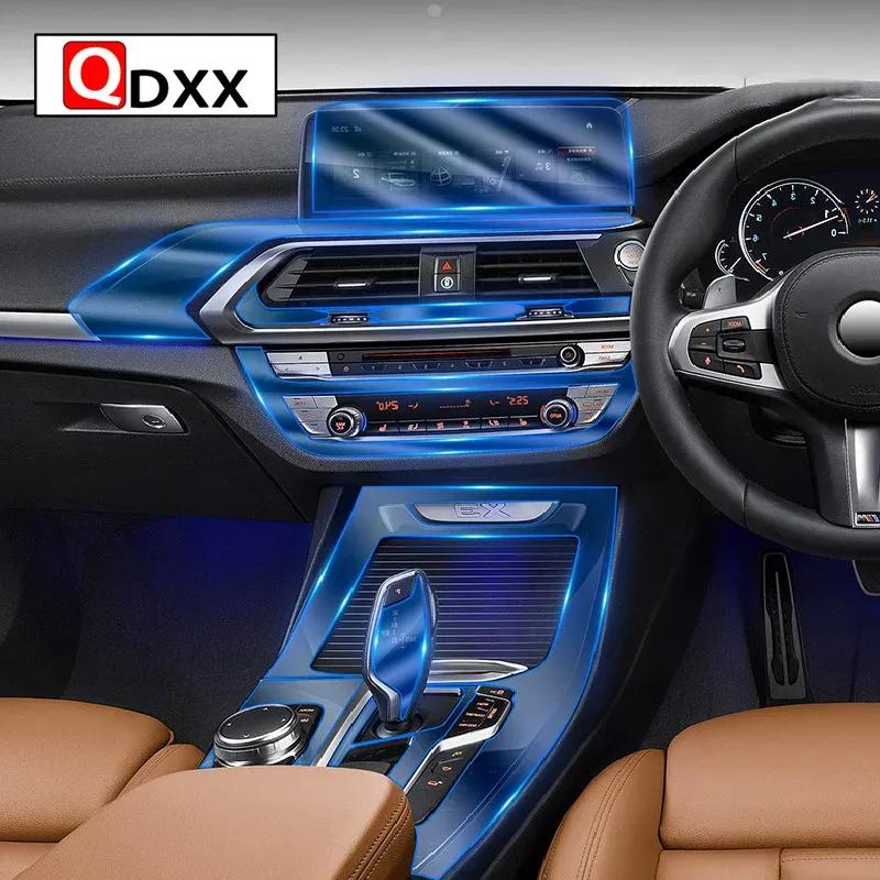 For BMW G01 G02 F25 F26 X3X4 2011-Car Interior Center console Transparent TPU Protective film Anti-scratch Repair film Refit