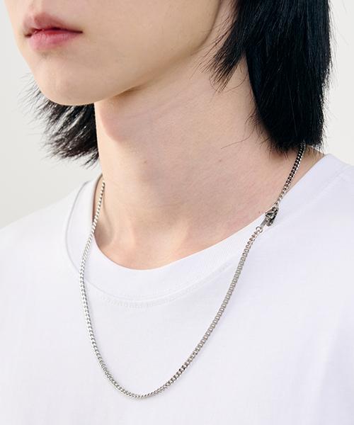 Arrayed Unisex Surgical Steel Basic Chain Necklace 4Mm