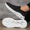 Fashion Casual Men's Shoes Summer Mesh Sports Platform Tennis Breathable Soft Sole Loafers Lightweight Comfortable Walking Shoes 2025