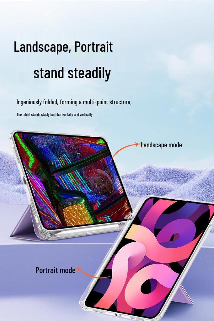 iPad Pro 13-inch Protective Case Air7/Air45 Sleeve with Pen Slot, Y-Fold for 8th/9th Gen, Acrylic A16, iPad11