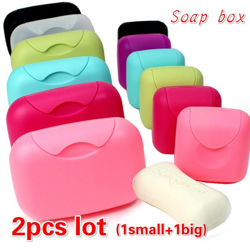 Portable Travel Soap Dish Box Case Holder Container Home Bathroom