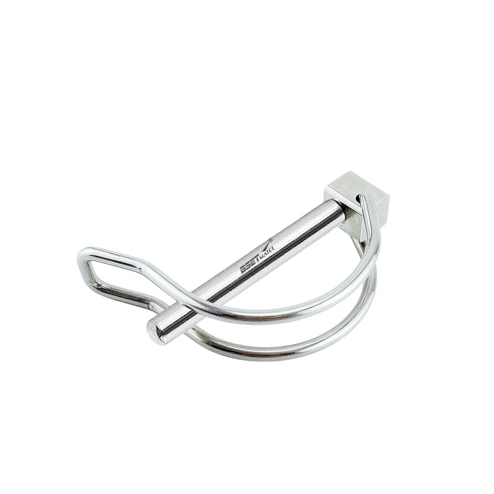 

316 Stainless Steel Quick Lock Release Trailer Towing Coupler Safety Pin Stroller Cargo Hitch Hook Clips one size