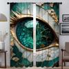 3Abstract Botanic Kintsugi Elegant Room Curtains for Living Room Tulle for Bedroom Partition Blinds Blackout Curtain Shades Home