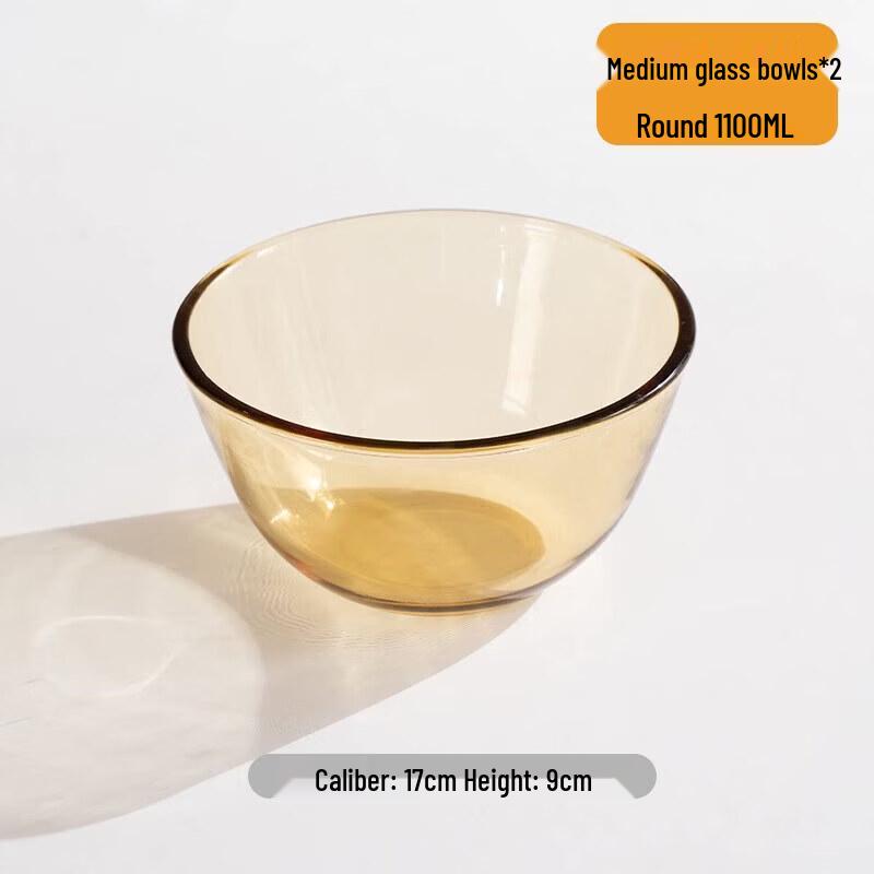 ZISIZ High-Temperature Borosilicate Glass Bowl