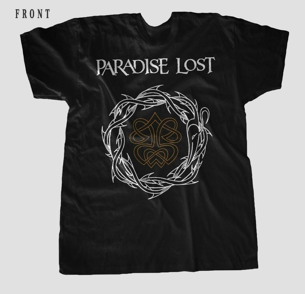 Коллекция Paradise Lost - Терновый Венец Черная Хлопковая Футболка Все Размеры HH164 Унисекс Футболка L