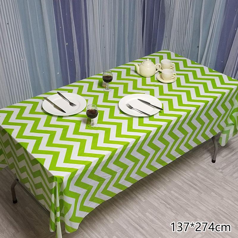1PC Birthday Party Plastic Table Cover Disposable Table Cloth Waterproof Oil Proof Tablecloth Supplies