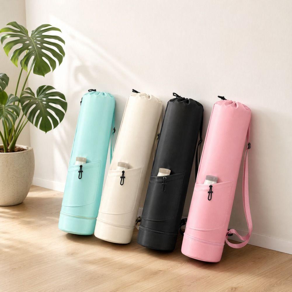 Waterproof Yoga Mat Storage Bag Adjustable Strap Gym Yoga Bag Portable Fitness Mat Carrier Fitness