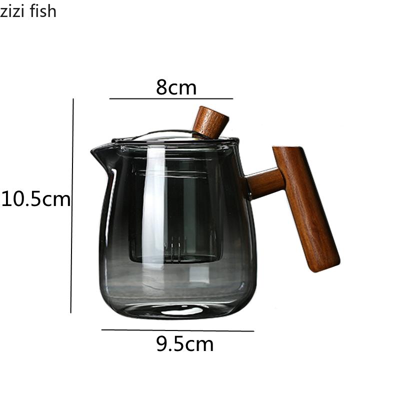 High Temperature Resistance Glass Teapot Teacup Teakettle Tea Cooker Kungfu Tea Set Scented Tea Pot Heatable Kettle Teaware Sets