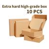 10 Pcs Super Hard White/brown Multi-size Brown Carton Packaging Wedding Party Gift Chocolate Candy Event Gift Box