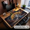 Tree of Life Theme Custom Mouse Pad Personalized With Name Text Customized Desk Mat For Office Home Decor