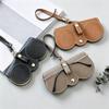 Versatile Genuine Leather Sunglasses Case - Portable & Protective