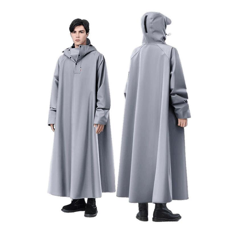 1 db Felnőtt Vízálló Esőkabát Férfiaknak Nőknek Egyrészes Vastagított Elektromos Autó Esőponcsó Motoros Esőkabát