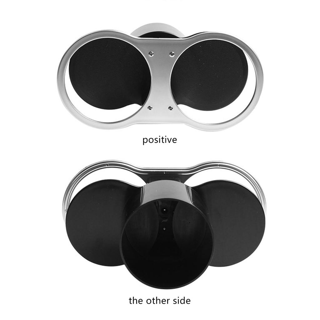 Universal Double Hole Car Cup Holder Drinks Support Automotive Mount Holder Stand Car Bracket Drink