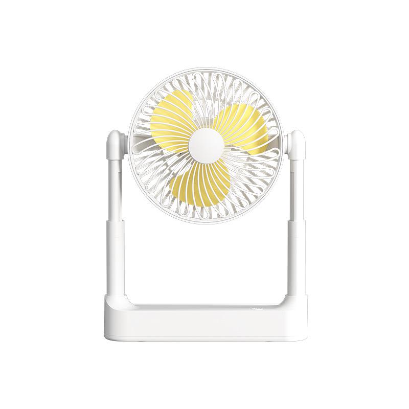 

USB Retractable Mini Fan - Portable, Wall-Mounted Desktop Fan for Home, Office, Dorm, and Outdoors. 19.7 x 5.5 x 26.5 cm білий