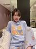 Women's Cute Cartoon Bear Pajamas: Loose, Casual Walking Pants for Spring & Autumn Outdoor Wear