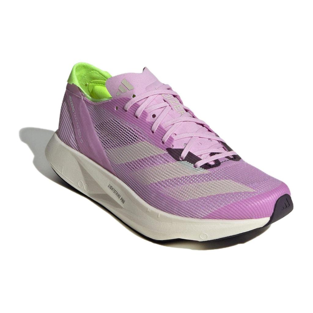 Adidas Adizero Takumi Sen 10 Carbon Plate Shock Absorption Durable Low-Top Running Shoes Women Sneakers Purple IG8205