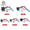 Suport siguranță 12V Adaptor TAP pentru adăugare de circuit Micro Mini standard Ford ATM APM Siguranță automată cu lamă cu lamă 10A Siguranță auto cu suport