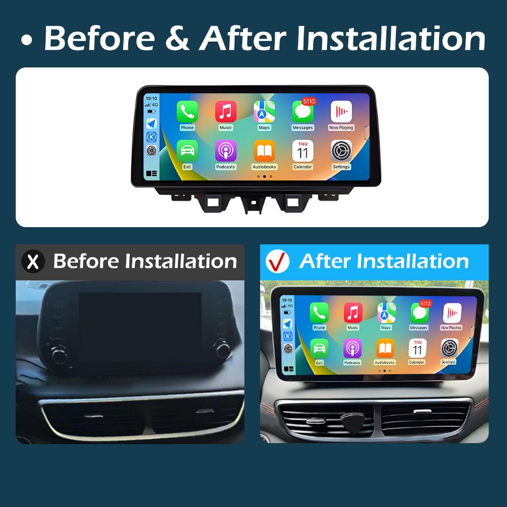 Intelligent System Android Auto for Hyundai TUCSON 2019 2020 DSP Stereo Wireless Carplay GPS Navigation Car Video Radio Player