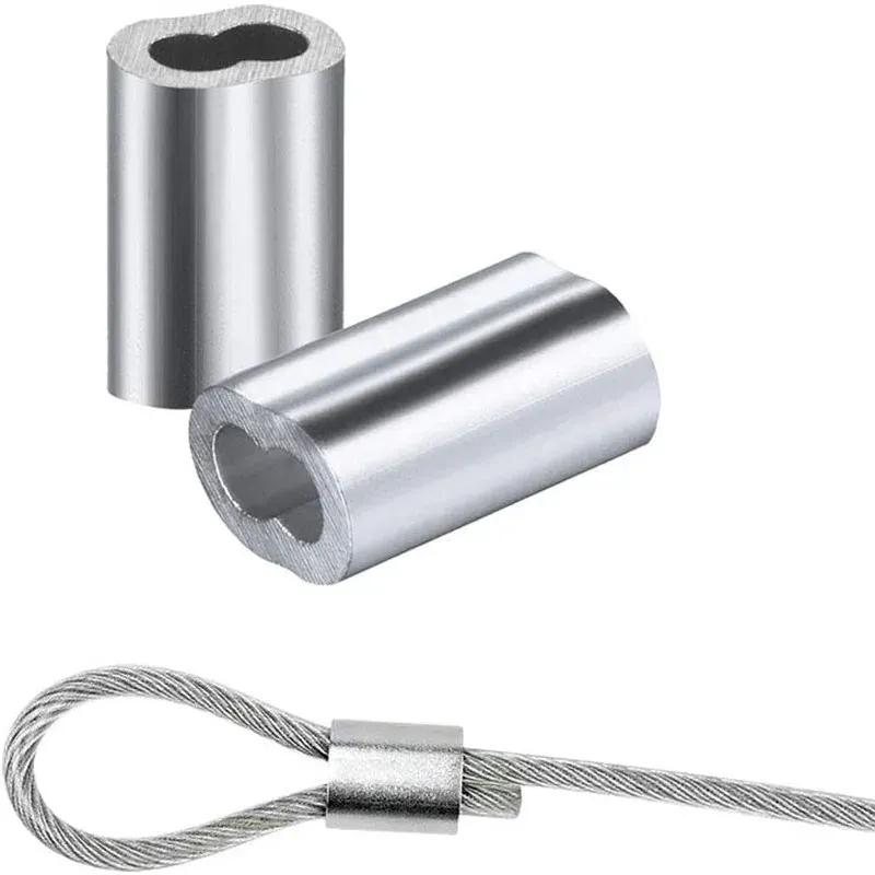 30M Wire Rope Cable Hooks Hanging Kit Flexible PVC Coated Stainless Steel Clothesline