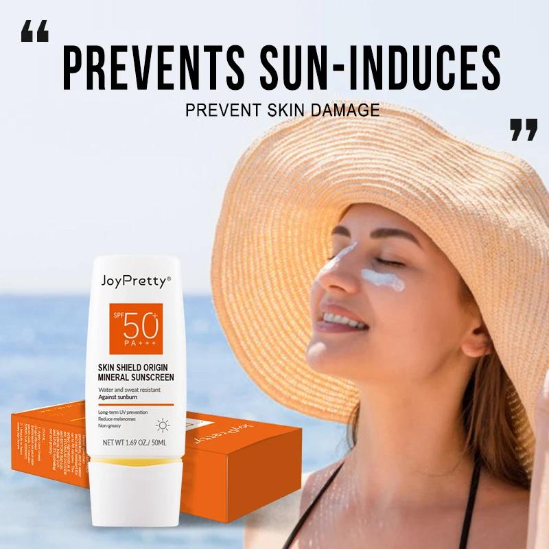 Crème solaire SPF 50, crème bloqueur solaire, Protection solaire, hydratante, pour le visage, le corps, soins de la peau, 50ml
