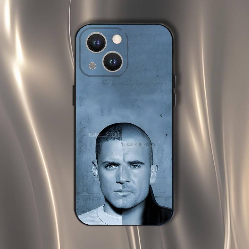 Prison Break TV Series Phone Case For iPhone 16,15,14,13,12,11,Pro,XS,Max,XR,Plus,E,SE4,Mini Black Soft Cover
