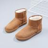 [Customized] RU111 snow boots women's winter velvet bread shoes 2025 new non-slip 5854 snow cotton short boots