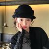 Black Wool Top Hat Beret Women'S Autumn Winter French Style Women'S Elegant Hat Able Fisherman Hat