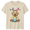 Adorable Labrador Puppy Wearing Bunny TShirt Labrador Dog Holiday Easter