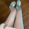 Punk Rhinestone Star Top Thigh High Stocking Y2K Gothic Stockings Cute Pantyhose for Women Girls