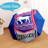 Custom Name Ipswich FC Crest Umbrella Folding Umbrella, Automatic Umbrella - 8-Frame for Travel, Casual Lightweight Personalized Gifts