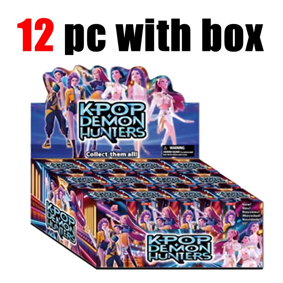 18-Pack Blind Box Anime Demon Hunters Girls Action Figures Rumi Mira Zoe Figuras De PVC Collectible Toys 5.3-11.5cm