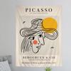 PPicasso Woman Anime Tapestry Hippie Flower Wall Carpets Dorm Decor Wall Hanging Home Decor