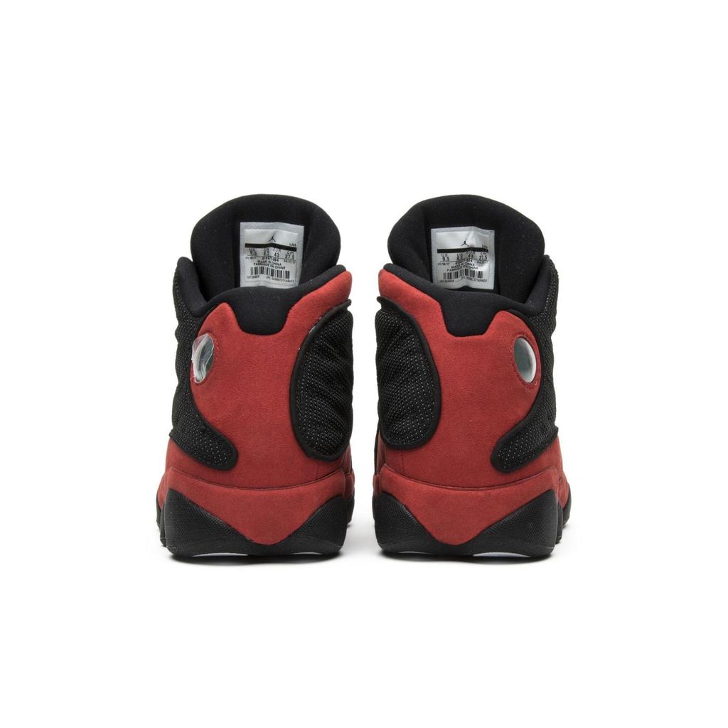 Air Jordan 13 Retro 'Bred' 2017 (Unisex) Schwarze / Wahre Rote / Weiße Vintage Basketballschuhe 414571 004