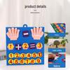 Children's Cartoon DIY Felt Learning Board for Early Education and Arithmetic