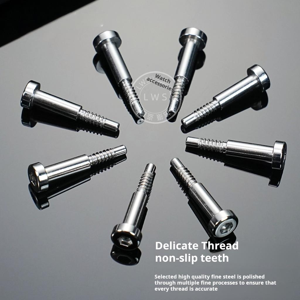 Für Casio G-SHOCK GWG-2000 GWG2000 Big Mud King Serie Uhr Gehäuse und Armband Verbindende Befestigungsschrauben aus Stahl Metallmutter Seitenschrauben